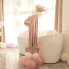 Balony dekoracja na urodziny roczek różowy złoty
